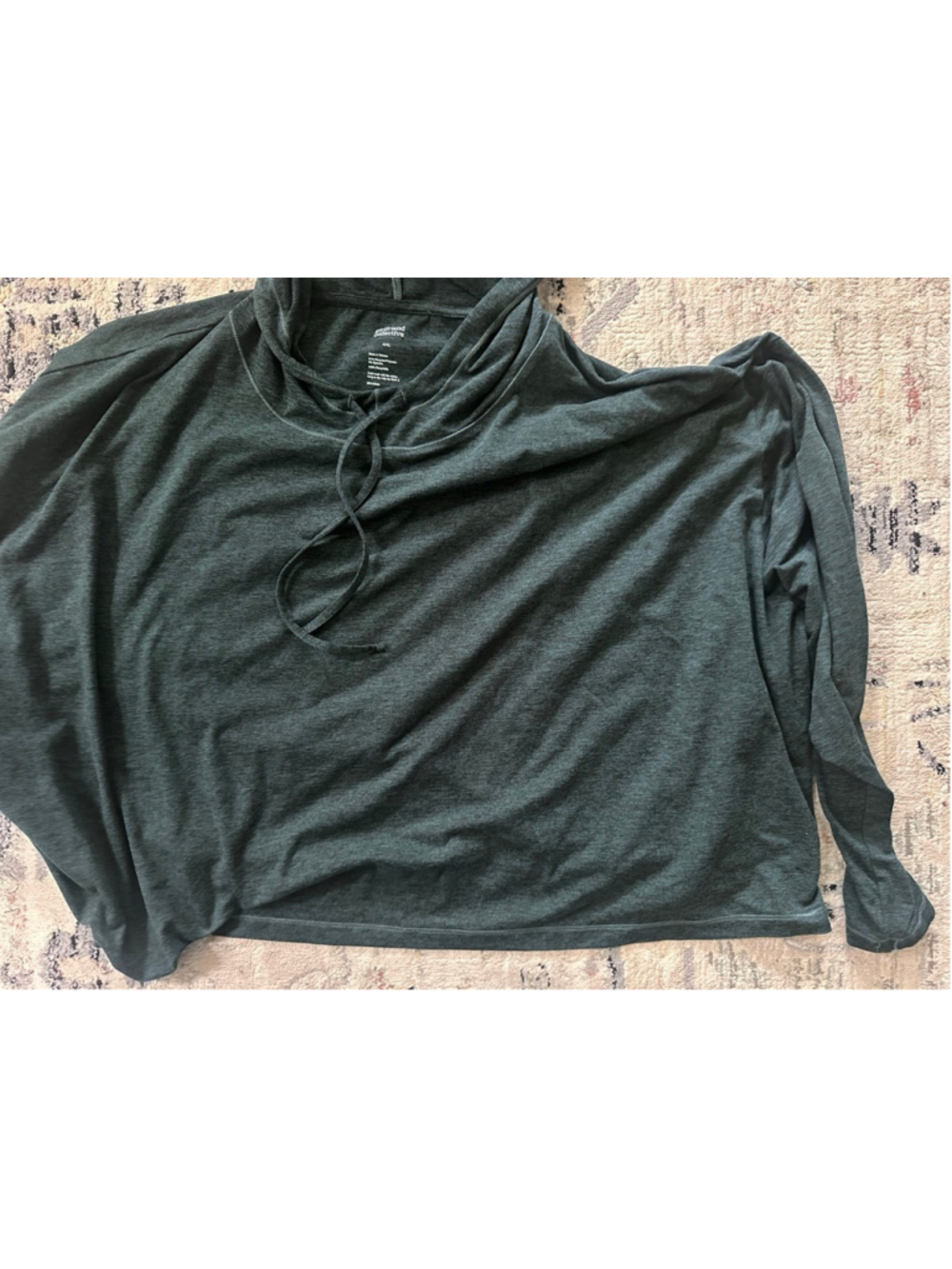 Women's Girlfriend Collective Dark Green Hoodie 4X - Picture 2 of 5